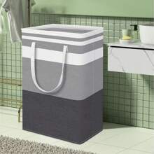 1 szt. 100L Wodoodporny Kosz Na Pranie, Składany Kosz Do Przechowywania Ubrań i Różnych Przedmiotów, Minimalistyczny Design