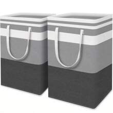 1 szt. 100L Wodoodporny Kosz Na Pranie, Składany Kosz Do Przechowywania Ubrań i Różnych Przedmiotów, Minimalistyczny Design