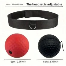 1 Set Boxing Reflex Ball Training Speed New Headband Speed Reflection Elastic Ball Home Fitness Equipment