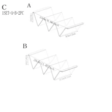 亚克力玉米卷饼架套装 多功能玉米卷饼托盘 现代 适合家庭餐桌 - 彩色 - 查看 6