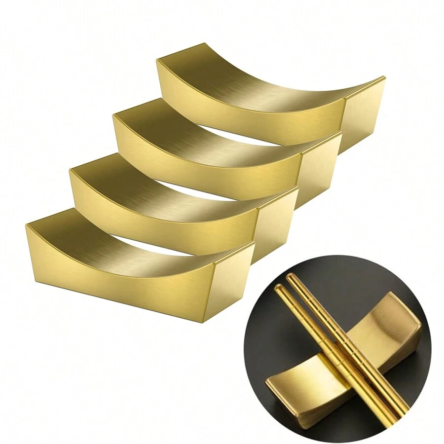 2/8 قطع حامل أعواد تناول الطعام من الفولاذ المقاوم للصدأ 304، حامل أقلام، حامل ملاعق، مسند السكين، أدوات منزلية مبتكرة ومطعم لأعواد تناول الطعام، أدوات مطبخ، لوازم مطبخ، ديكور مطبخ في عيد