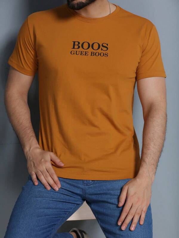 Camiseta Masculina Gola Careca BOOS