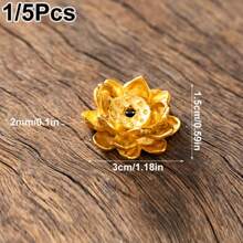 5/10 CHIẾC Đế đựng hương bằng hợp kim sáng tạo mini - Đế đựng hương cho phòng khách trong nhà - Thiết kế đường lỗ, Vật dụng bằng gỗ đàn hương, Kích thước nhỏ gọn để tiết kiệm không gian, Dễ sử dụng và vệ sinh - Nhiều màu - Xem 13