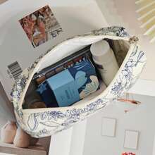 3Pcs Quilted Makeup Bag Set Floral Cosmetic Bag Aesthetic Toiletry Travel Organizer Bag Gift For Women Girls Storage Makeup Organizer Makeup Case Travel Bag For Suitcase Overnight Bag Gym Bag Duffle Bag Weekend Bag Duffel Bag For Luggage Carry On Bag College Bag Luggage Bags Weekender Bag Hospital Bag Holiday Winter Bag For School School Accessories School Stuff