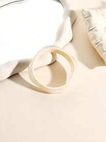 1 件彩色树脂方形手链，可爱女士配饰，适合派对 - 幾何 - 查看 7