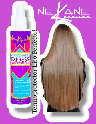Planchado express termoprotector Nekane liso perfecto Alaciador de cabello