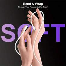 30W High-Speed PD Cable Compatible With Iphone 14, 13, 12, 8, Plus, Mini, 11, Pro, XS, Max, X, XR - Fast Charging, Data Transfer, And Power Delivery - , Compact, And Lightweight USB-C To Lightning Cable For Daily Use Nan MFi Certified