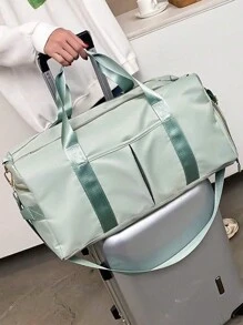 1 件定制印刷文字徽标手提包、旅行包、单肩包、健身包，定制您自己的品牌手提包