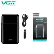VGR Travel Portable Electric Shaver Mini Shaver For Men, V-390 Black With Box - Black - View 2