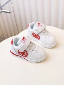 1 Đôi Giày Thể Thao Ngoài Trời Chất Liệu PU Cho Trẻ Mới Biết Đi, Giày Thể Thao Thường Ngày Cho Học Sinh, Chống Trượt, Không Thấm Nước, Đế Mềm, Thoáng Khí, Giày Thường Ngày Cho Trẻ Mới Biết Đi - Đỏ - Xem 4