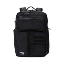 Nike Mochila casual de unicolor con diseño de cremallera para hombres 2024