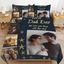 Custom Microfiber Duvet Cover Customize With Your Photo Logo Graphic Custom Text Quote Custom Microfiber Duvet Cover Self Gift