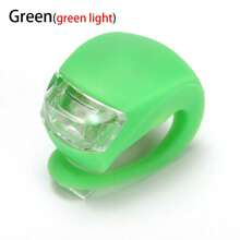 1pc 5ª geração de silicone sapo luz de bicicleta, luz frontal LED para ciclismo noite passeio aviso luz de segurança, acessórios de bicicleta