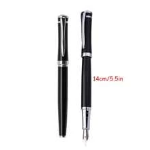 1 pièce de stylo plume de marque haut de gamme en métal pour homme d'affaires, cadeau de bureau, stylo d'écriture