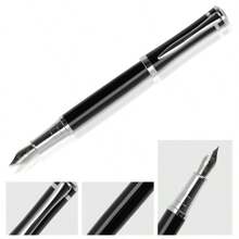 1 pièce de stylo plume de marque haut de gamme en métal pour homme d'affaires, cadeau de bureau, stylo d'écriture