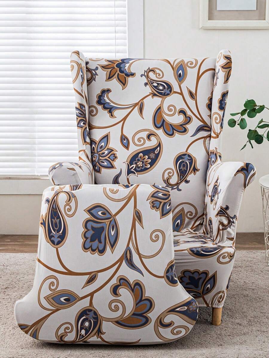 TIANWOWO 2 chiếc Vỏ bọc ghế Tiger thông thường, Vỏ bọc ghế sofa đơn, Vỏ bọc kết hợp, Có thể giặt được - Màu Hồng  Dưa hấu - Xem 1
