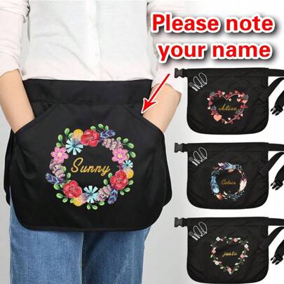 Custom Name Multi Functional Waist Bag, Large Capacity, Portable And Fashionable Storage Bag Scissors Instrument Homeless Bag Going Out Multipurpose Portable & Lightweight Organizer For Stylists