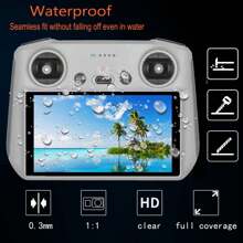 ORBMART Tempered Glass Film For Mini 3 Pro 4 Pro Screen Protector RC Remote Control 9H HD Screen Protective Film Accessories (3 Packs)