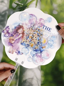 10 张 PET 贴纸、飞溅和明亮的星星、彩色泡泡、创意基本材料、防水装饰贴纸，非常适合 DIY 剪贴簿、日记、平板电脑、手机、照片和工艺品。 - 多色星星 - 查看 9