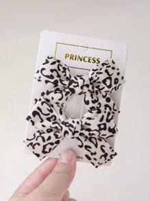 10pcs/Set Baby Girls Kids Beige Polka Dot Plaid Print Fabric Bow Hair Clips Princess Bangs Hair Accessories, Cute Everyday