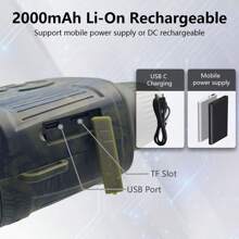 Outdoor Night Vision Binoculars, Night Vision Goggles, 32GB Memory Card For Storing Photos And Videos For Camping Hunting And Security - Green - View 5