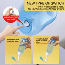 Nose Irrigation System-240ml 8oz Nose Wash Bottle Sinus Rinse With Nose Wash Salt Packets