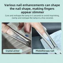 1pc Pink Handle Nail Shaper Tweezer, Suitable For Nail Extension, Gel Nails, And Nail Shaping - Pink - View 4
