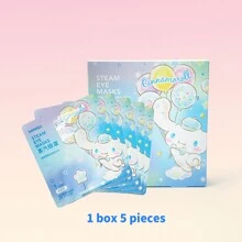 Miniso Sanrio Characters 肉桂卷梦幻系列蒸汽眼罩（5 片/茉莉花），柔软无纺布，5 分钟快速加热，舒缓茉莉花香，非常适合办公室小憩和睡前放松（1 片） - 藍色 - 查看 3