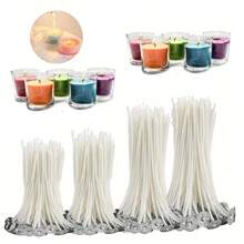 50pcs/Pack & Rama Decorations Tightly Woven Wick, DIY Oil Lamp Wick, Modern White Candle Wick For Candle Making, Suitable For Rama Decorations Candle DIY Gifts - Multicolor - View 2