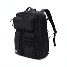 Nike Mochila casual de unicolor con diseño de cremallera para hombres 2024