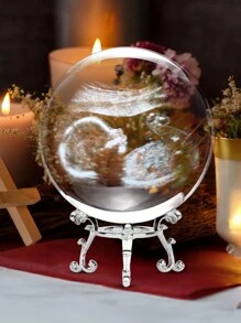1 pieza Bola de cristal personalizada con foto de ecografía 3D, imagen de ecografía de bebé personalizada grabada en vidrio, multifuncional, secado rápido, impermeable, anti-moho, reutilizable, ornamental, linda, elegante, exquisita, adorable, ordenada, de alta calidad, moderna, personalizada, única, regalos ideales para él, regalos ideales para ella, cocina, comedor, baño, sala de estar, dormitorio, escuela, oficina, salón de té, hogar, jardín, impresión gráfica