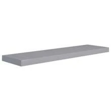 Modern Grey Floating Wall Shelf 90x23.5x3.8cm Stylish Storage Solution For Home Decor And Organization Outdoor Decor - Grey - View 2