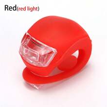 1pc 5ª geração de silicone sapo luz de bicicleta, luz frontal LED para ciclismo noite passeio aviso luz de segurança, acessórios de bicicleta