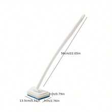 2/4pcs Bathtub Cleaning Brush, Long Handle Multifunctional Shower Cleaner, Bathroom Floor Bathtub And Tile Cleaning Sponge Brush, Window Cleaning Sponge Brush, Supplies Cleaning Tools