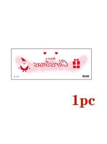 3 hình xăm tạm thời hình mặt Giáng sinh dễ thương, hình xăm không thấm nước bao gồm Ông già Noel, Quà tặng, Trái tim, Bông tuyết, Tuần lộc, Người đàn ông bánh gừng, Lý tưởng cho trang điểm cô gái ngọt ngào, Trang điểm cháy nắng, Tiệc ngày lễ, Tụ tập, Dụng cụ trang điểm Cosplay, Đạo cụ chụp ảnh - Nhiều màu - Xem 4