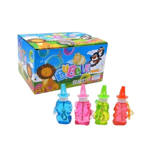 Burbujas con silbato burbujeros silbato regalo fiesta bolo 24pz