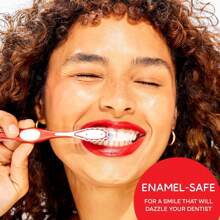 120g 畅销美白牙膏，亮白和清洁，去除顽固污渍和黄牙，植物成分，口腔护理牙膏 - 紅色 - 查看 5