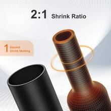 560 Stücke Schrumpfschlauch 2:1, Eventronic Elektrische Kabel Sortiment Elektrische Isolationsschrumpfschlauch Satz mit Box (5 Farben/12 Größen), Schwarz, Rot, Blau, Gelb, Grün