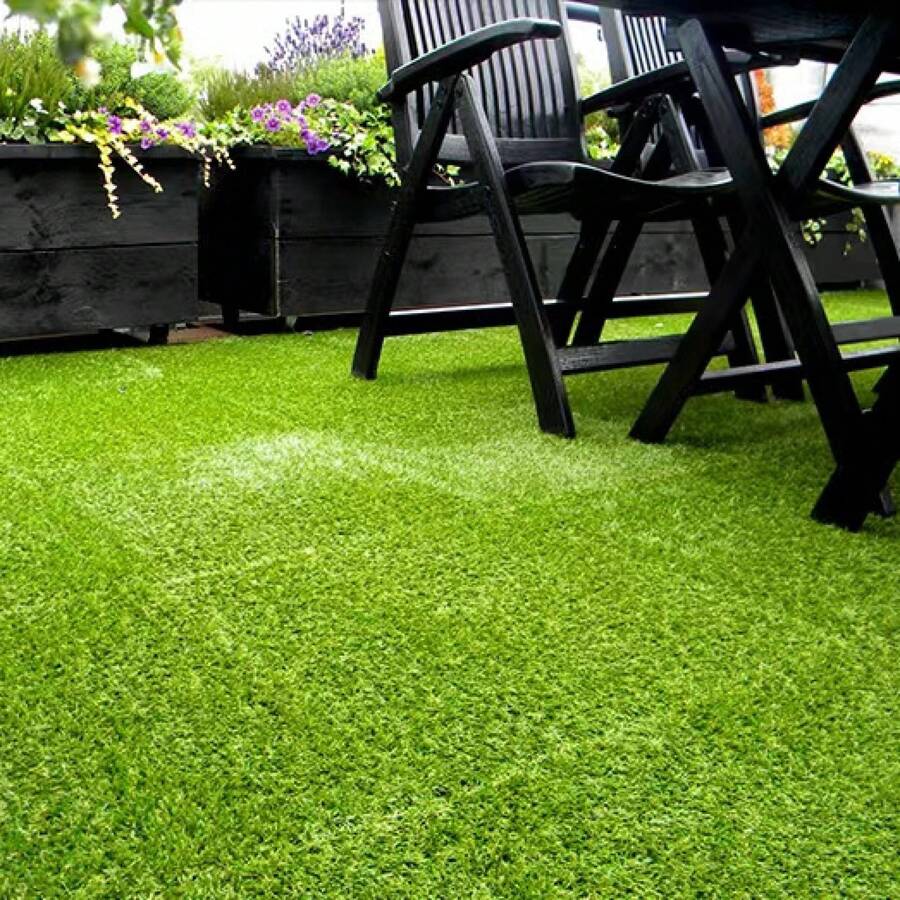 36 Interlocking Artificial Grass Tiles For Patio Balcony Backyard 12x12