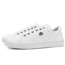 Kit 3 Men's Sneakers Modern Stylish Casual Everyday Shoes + Watch And Wallet - 灰色 - 查看 3