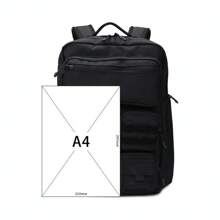 Nike Mochila casual de unicolor con diseño de cremallera para hombres 2024