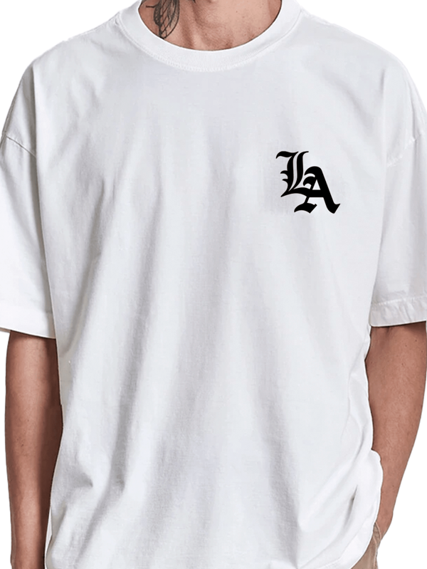 Camiseta Oversized Masculina LA Los Angeles