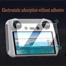 ORBMART Tempered Glass Film For Mini 3 Pro 4 Pro Screen Protector RC Remote Control 9H HD Screen Protective Film Accessories (3 Packs)