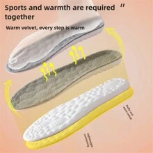 2 szt. Zimowe ciepłe wkładki do butów, unisexowe grube pluszowe wkładki do butów, antyzapachowe, pochłaniające pot, łagodzące zmęczenie, odpowiednie do butów sportowych jesienią/zimą, świetny prezent dla rodziców na Święto Dziękczynienia