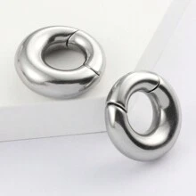 1pc Daily Fashion Ear Weights Hangers 316 Stainless Steel Tunnels Gauges For Stretched Lobe Piercing Jewelry