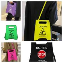 Creative And Stylish Slanted Parking Sign Crossbody Bag - Minimalist And Fashionable For Everyday Use - Multicolor - View 2