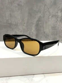 1 件女士复古矩形时尚眼镜，鲜艳的勃艮第酒红色镜框，是休闲装的理想礼物，适合所有季节时尚女士眼镜，女士太阳镜海滩配饰复古 Y2k 适合夏季海滩度假、户外、旅行 - 彩色 - 查看 8