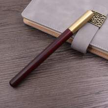 1pc/5pcs/10pcs/20pcs/30pcs Personalized Rosewood, Ebony Signature Pen, Brass Metal, Can Customize Name, Blessing, Perfect Gift For Friends, Family, Couple, Back To School, Teachers, Students! Back To School - Multicolor - View 20