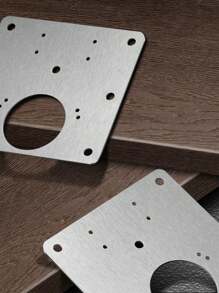 2/4/6/8/10/12/16/20pcs Stainless Steel Cabinet Door Hinge Repair Plate Furniture Cabinet Door Hinge Fixing Installation Piece Hinge Hole Repair Tool With Screws