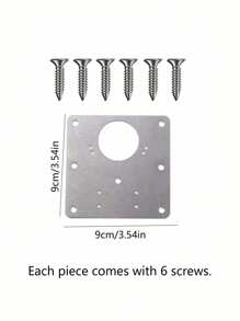 2/4/6/8/10/12/16/20pcs Stainless Steel Cabinet Door Hinge Repair Plate Furniture Cabinet Door Hinge Fixing Installation Piece Hinge Hole Repair Tool With Screws
